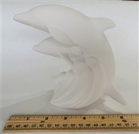 Bisque Dolphin Pair (Unpainted, ready for glaze)