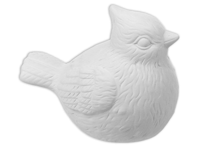 Bisque Party Bird (Unpainted, ready for glaze)