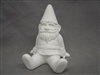 Bisque Garden Gnome Elwood (Unpainted, ready for glaze)