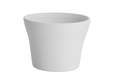 Bisque Flare Bowl/Planter (Unpainted, ready for glaze)