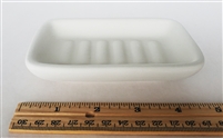 Bisque Soap Dish (Unpainted, ready for glaze)