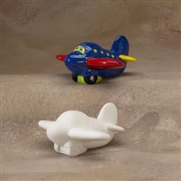 Bisque Plane Party Animal (Unpainted, ready for glaze)