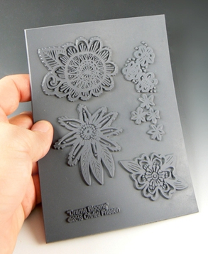 Christi Friesen Drama Blooms Texture Stamp Sheet