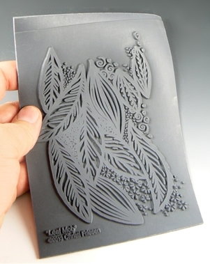 Christi Friesen Leaf Mob Texture Stamp Sheet