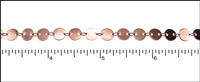 Copper Sequin Chain, 1ft