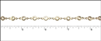 Matte Gold Gears Chain 1ft