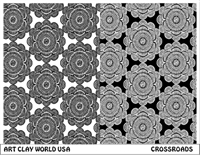 Crossroads Low Relief Texture Plate 5.5x4.25