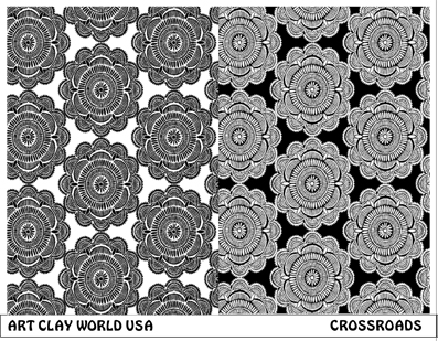 Crossroads Low Relief Texture Plate 5.5x4.25