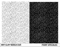 Paint Speckles Low Relief Texture Plate 5.5x4.25