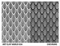 Chevrons Low Relief Texture Plate 5.5x4.25