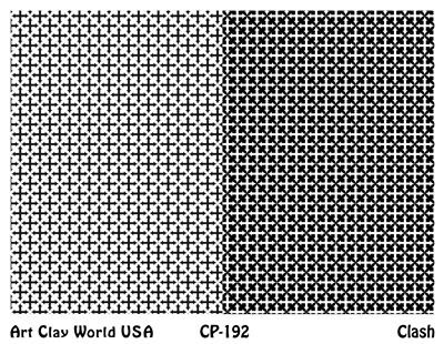 Clash Low Relief Texture Plate 5.5" x 4.25"