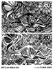 Shona Brooks Floral Wave Low Relief Texture Plate 5.5x4.25