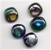 Dichroic Glass Cabochon 8-12mm (1pc)