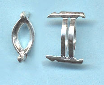 Pure Silver 8x4mm Marquis Setting 1pcs