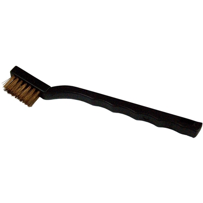 Short Brass Brush w/ Plastic Handle