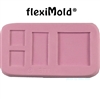 Flat Square flexiMold&reg