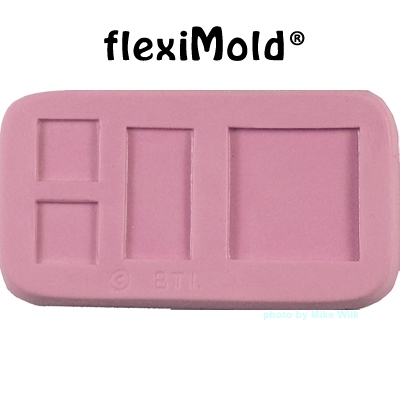 Flat Square flexiMold&reg