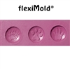 Squirrel, Cat & Bear Claw  flexiMold&reg