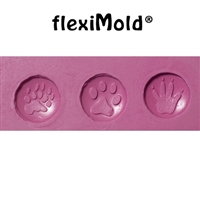 Squirrel, Cat & Bear Claw  flexiMold&reg