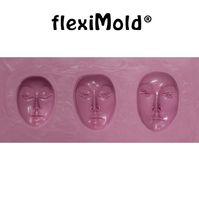 Faces flexiMold&reg - Set 1