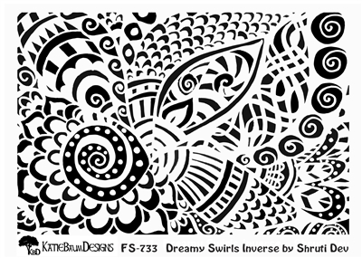 Dreamy Swirls Inverse by Shruti Dev