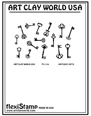 flexiStamp Antique Keys