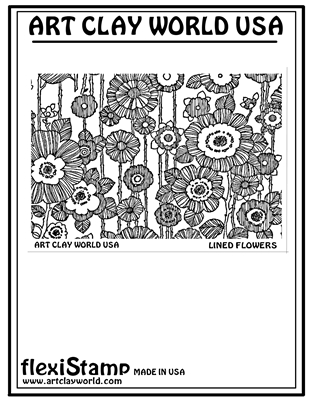 flexiStamp Lined Flowers