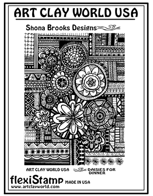 flexiStamp Shona Brooks Daisies For Dinner