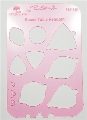 Basse Taille Pendant Template by Pam East