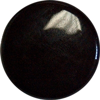 Black Porcelain Cabochon - Round (28mm) (1pc)