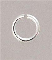 Sterling Silver Round Jump Ring - Large (10pc)