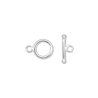 Sterling Silver Toggle Clasp (1pc)