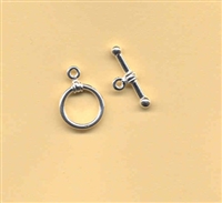 Sterling Silver Toggle Clasp (1pc)