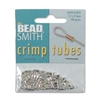 Silver Plated 2.5x2.5mm Crimp Tubes - 100pc