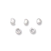 Silver Plated 2mm Crimp Bead #12 - 100pc