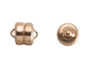 Mag-lock Copper Button Clasps - 2pr