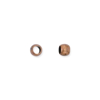 Copper Plated Crimp Beads 2mm 100pc