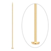 Gold Plated 21g 2" Headpins 20pc