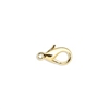 Gold Plated 10mm Lobster Clasp 5pc