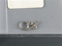 Antique Silver 9.5mm Toggle 1pc