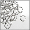 Rhodium Plated Jump Rings, 3mm ID, 20 gauge 50pc