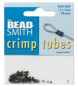 Gunmetal 1.5mm Crimp Tubes 100pc