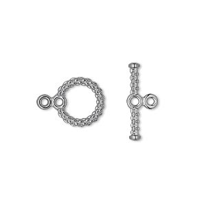 Gunmetal 10mm Spiral Clasp 2pc