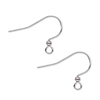 Gunmetal Fishhook & Ball Ear Wire 10pr