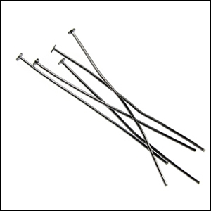 Gunmetal 2" Headpin 20gg 20pc