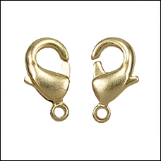 Matte Gold Color 9x5mm Lobster Clasps 10pc