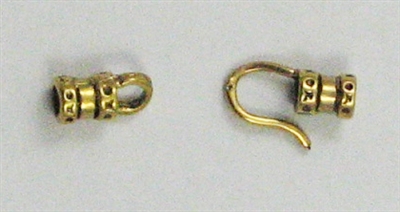 Gold Filled 5mm Crimp Hook and Eye 1set