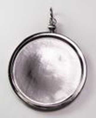 LP Pocket Watch Round Bezel Silver Plated