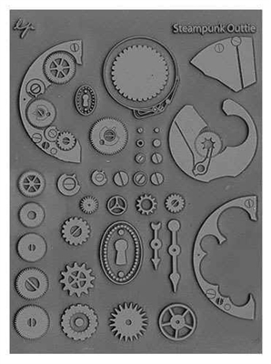 Steampunk Outtie Texture Stamp