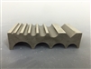 Basic Metal Forming Block 10 "U" Grooves + 1 "V" 100x50mm